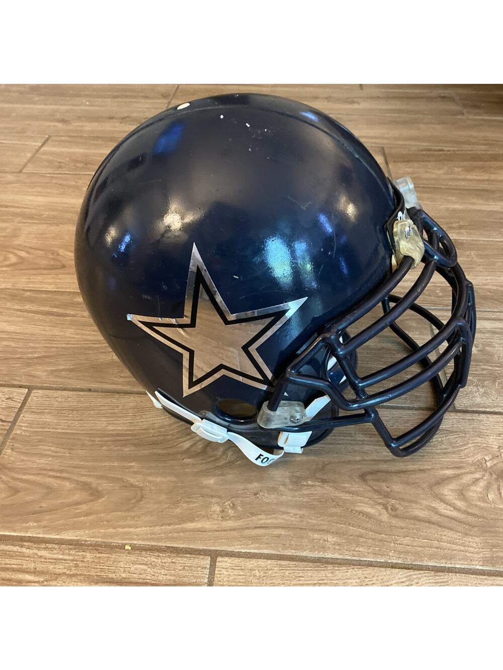Vintage Dallas Cowboys Riddell Football Helmet VSR4 Display